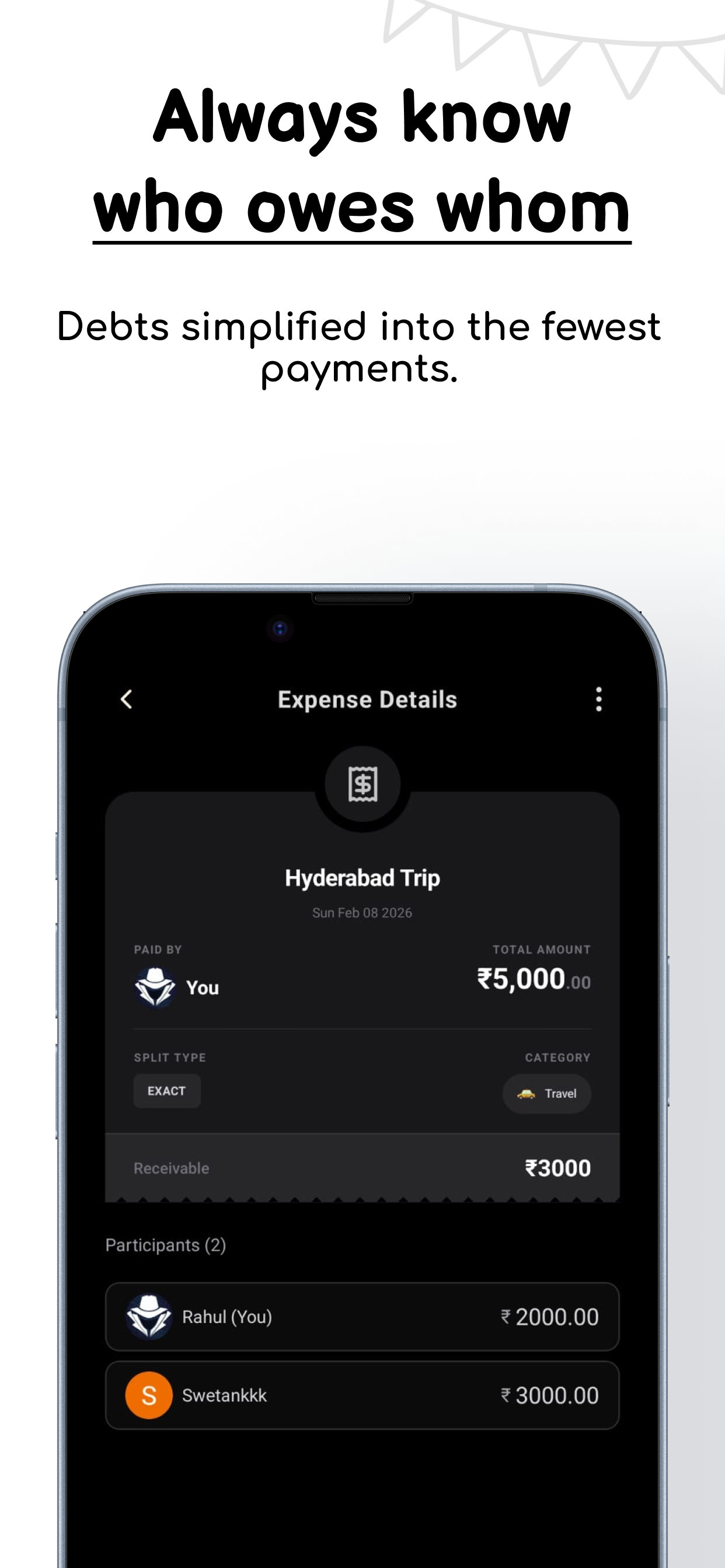 Famzam: Split Bills & Expenses screenshot 3
