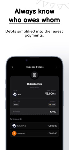 Famzam: Split Bills & Expenses screenshot