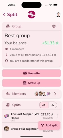 Split.rest Screenshot 2 of 6
