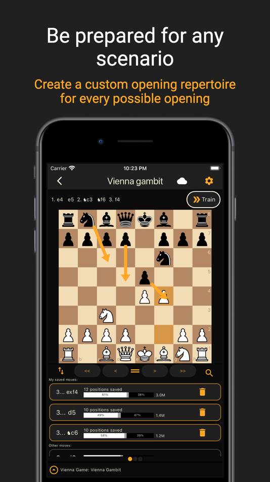 #1. Chess Prep Pro Openings (iOS) Podle: Tomasz Bogun