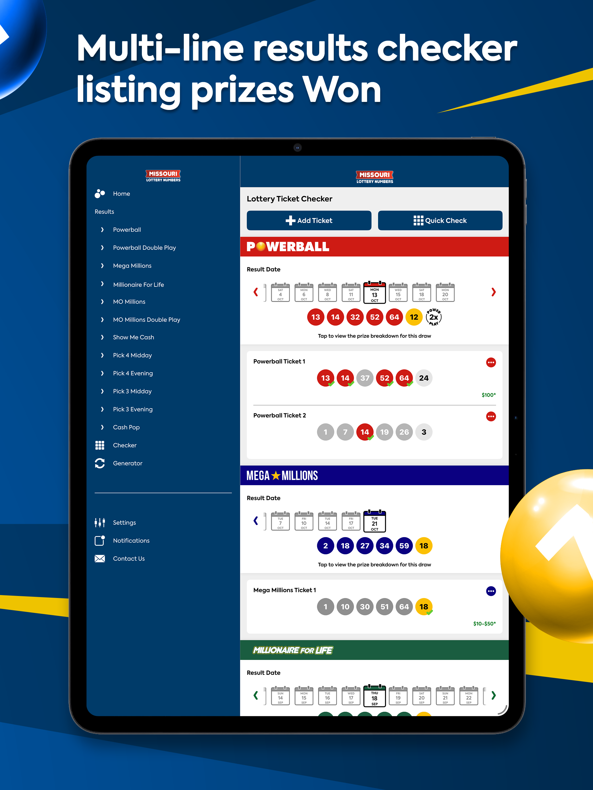Missouri Lottery Numbers screenshot 10