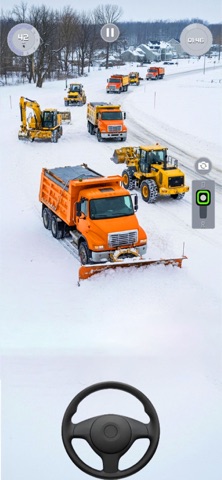 Snow Plow Truck: Digger Sim 3D iPhone screenshot