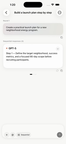 Converge: Multi AI Screenshot 2 of 3