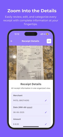 Manage Receipt:Expense Tracker Screenshot 2 of 4