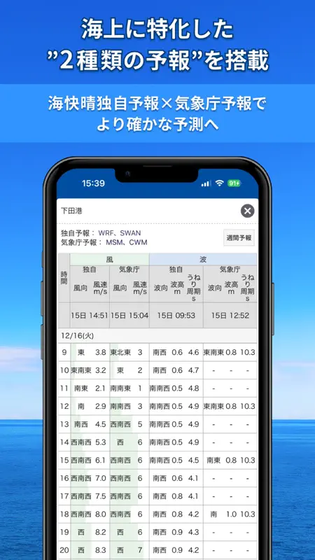 海快晴 海専門の気象情報サービス screenshot 5 of 7
