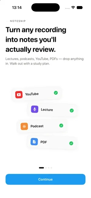 Notesnip: AI Study Notes screenshot 1