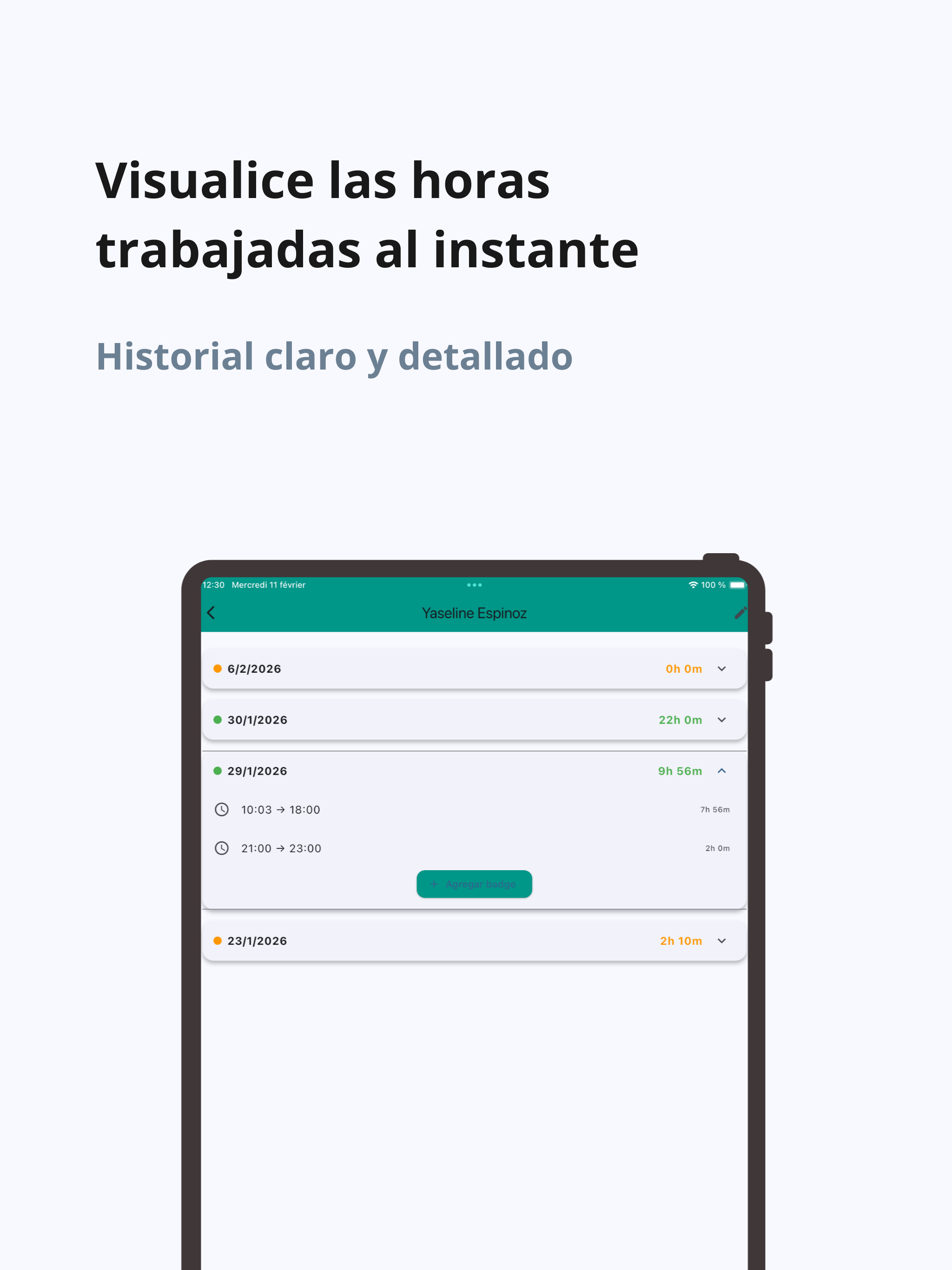 Badgii: Control Horario PYME screenshot 6