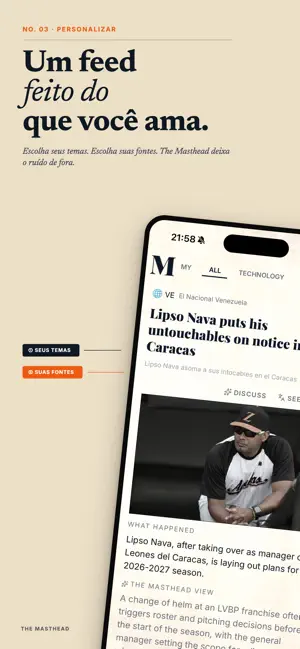The Masthead: AI News Briefing iPhone screenshot 3