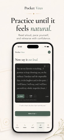 Pocket Vows Screenshot 3 of 4