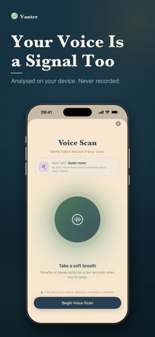 Vantre: Stress & HRV Journal Screenshot 4 of 5