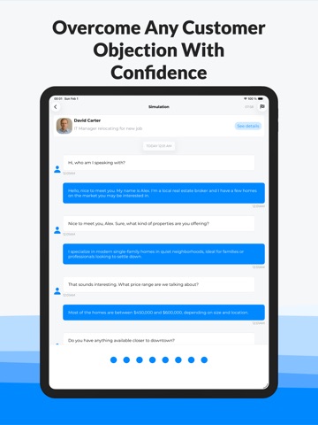 SalesGPT - AI Sales Coach iPad screenshot