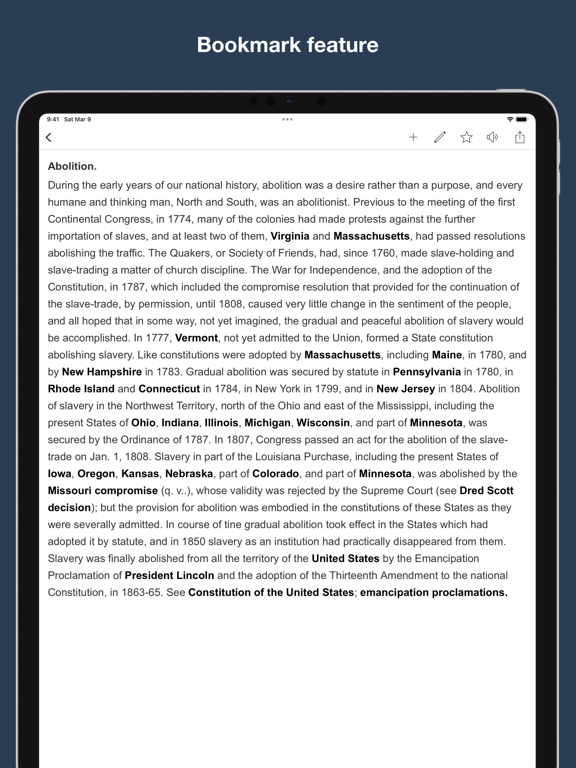 US History Encyclopedia iPad screenshot 4 - Reference app