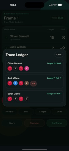 CueCircle Snooker Scoreboard Screenshot 5 of 9