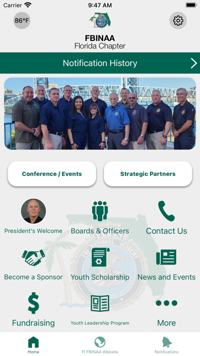 Florida FBINAA Screenshot