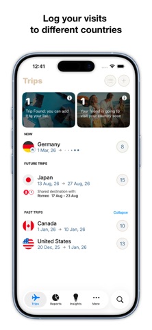 TraviGo - your travel tracker — скриншот 1