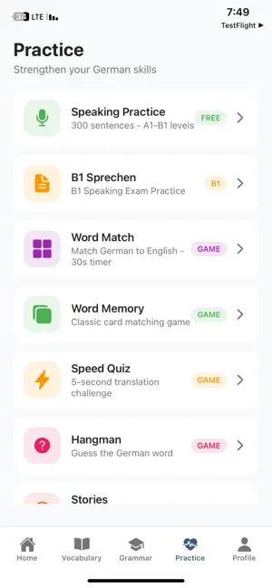 Easy Deutsch app screenshot 3