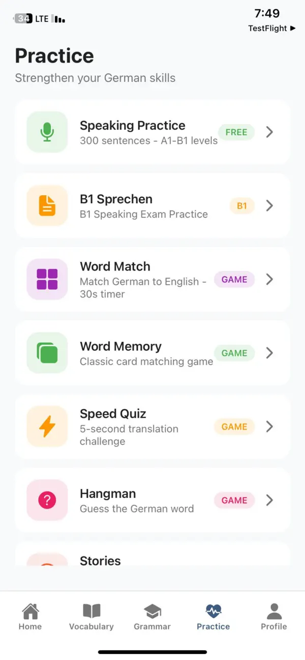 Screenshot #3 pour Easy Deutsch app