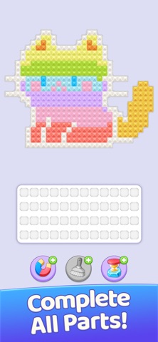 Blocks Coloring-Sorting Game iPhone screenshot