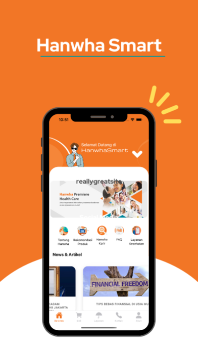 Screenshot #1 pour Orange Smart - Hanwha Life