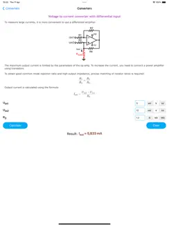 Operational Amplifiers Pro iPad image 2