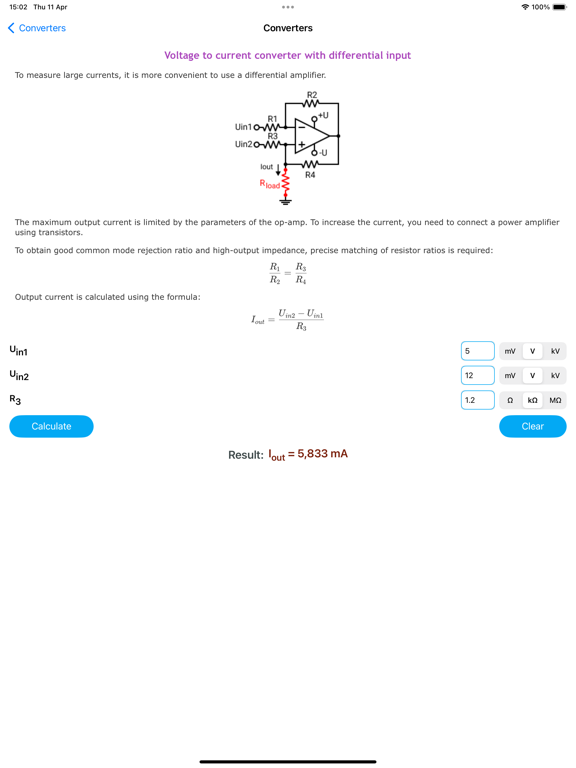 Screenshot #5 pour Operational Amplifiers Pro