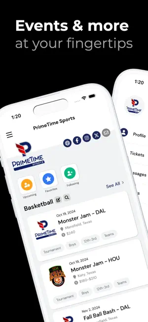 PrimeTime Sports screenshot 1