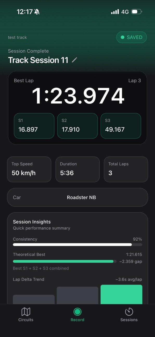 iPhone screenshot