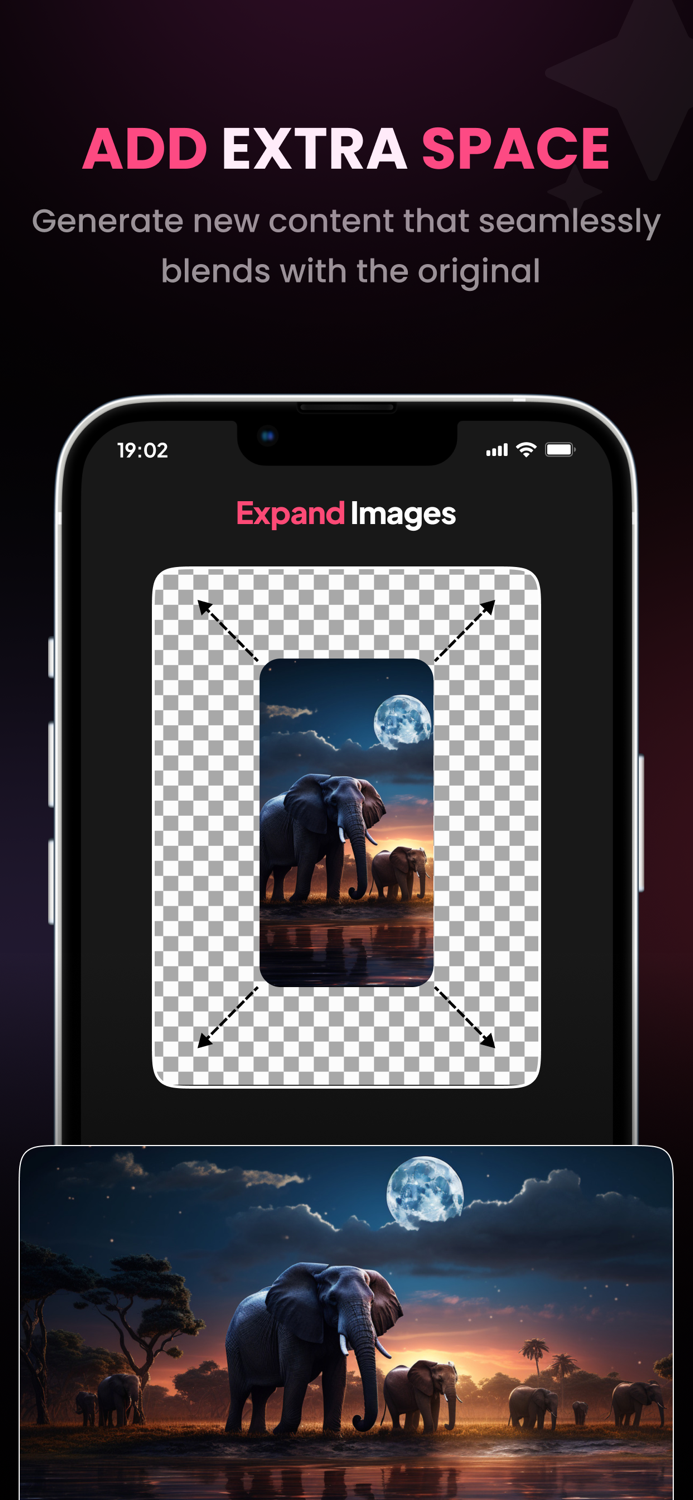 Outpainting AI Image Extender