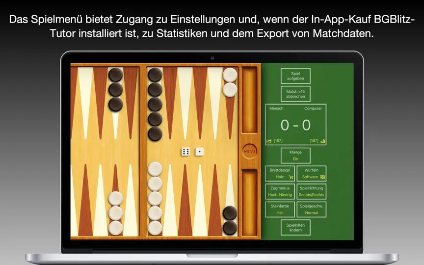 Screenshot von True Backgammon HD auf dem iPhone 3