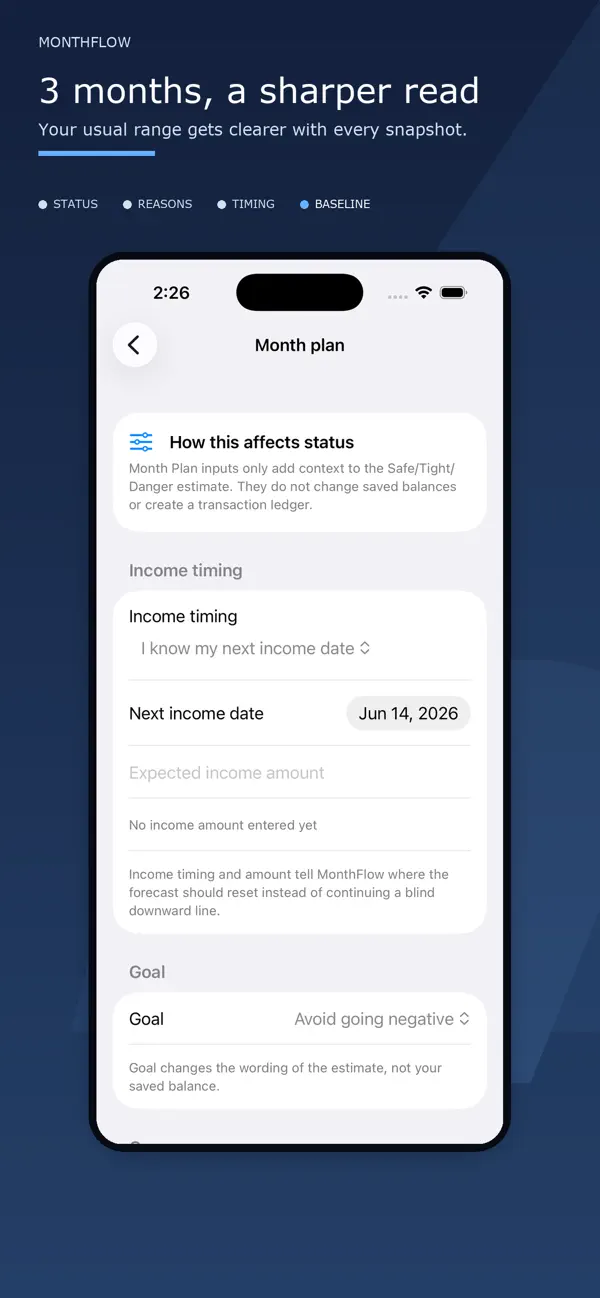 Screenshot #3 pour MonthFlow