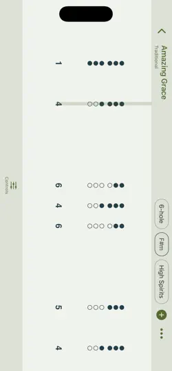 Скриншот Native Flute Tabs на iPhone 2