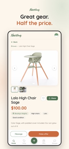 Nestling Marketplace iPhone screenshot
