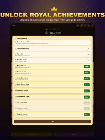 Idle Medieval Kingdom Builder iPad screenshot