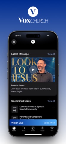 Vox Church App Screenshot 1 of 3