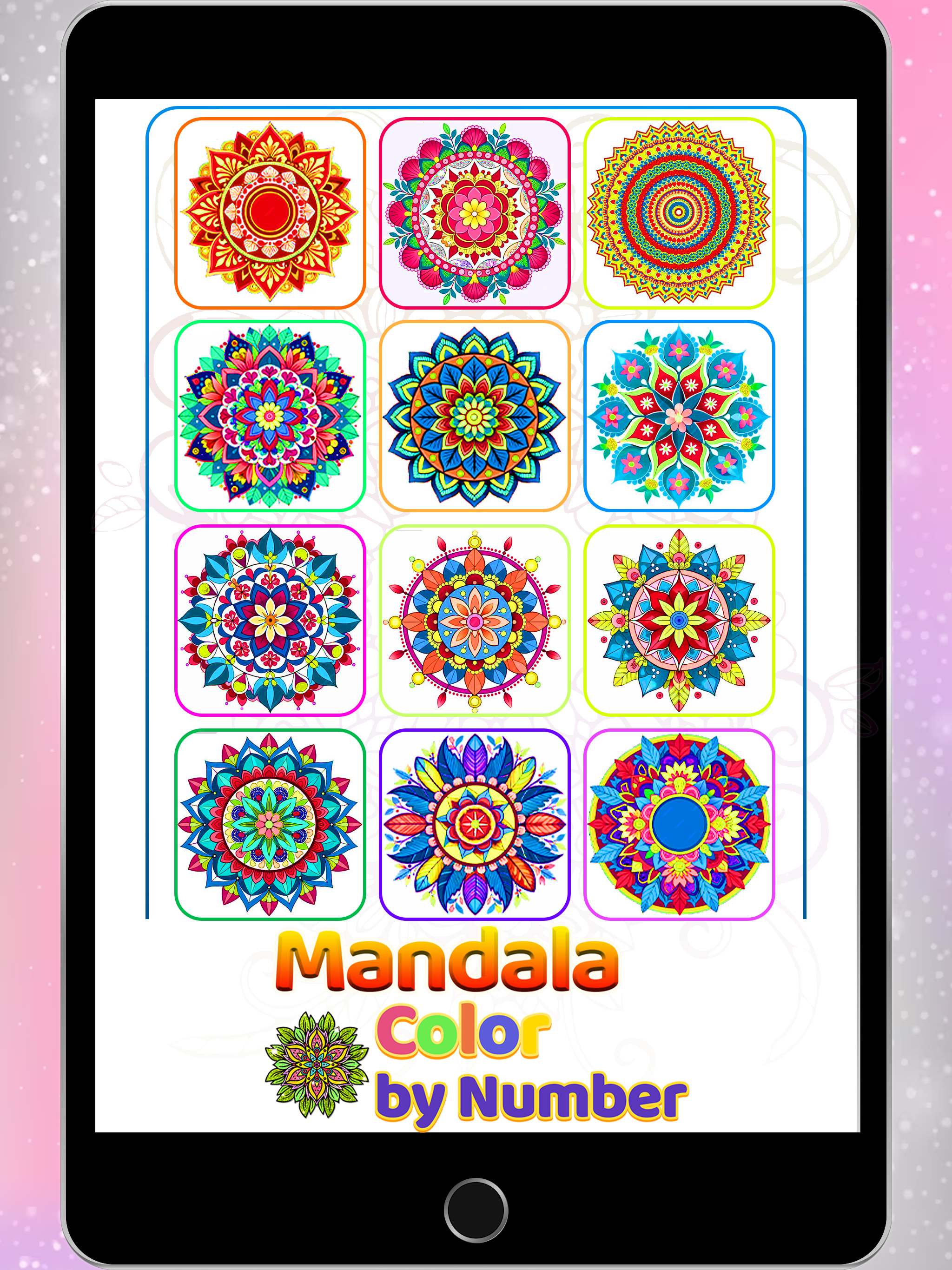 Mandala Color by Number Book screenshot 17