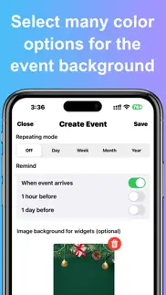 countdown widget - event timer iphone screenshot 2