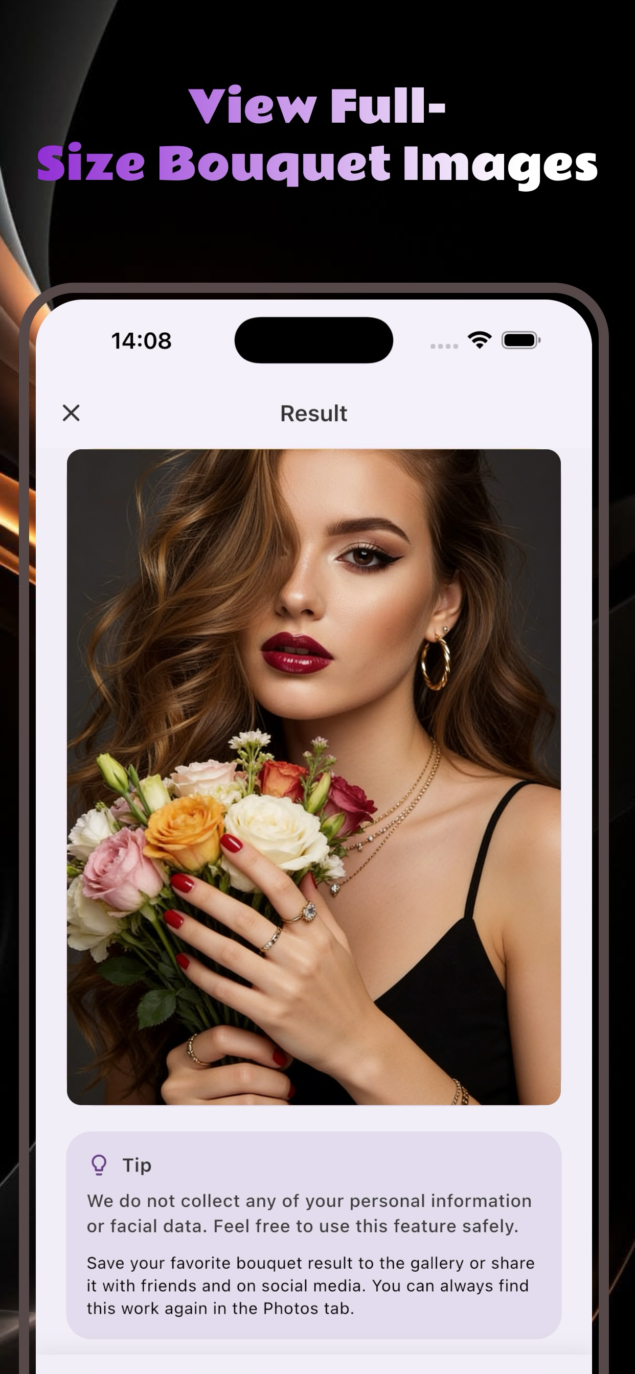 Flowlix - AI Floral Portrait