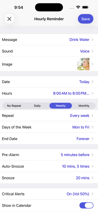 Reminders with Voice Reminder Screenshot 2 of 6
