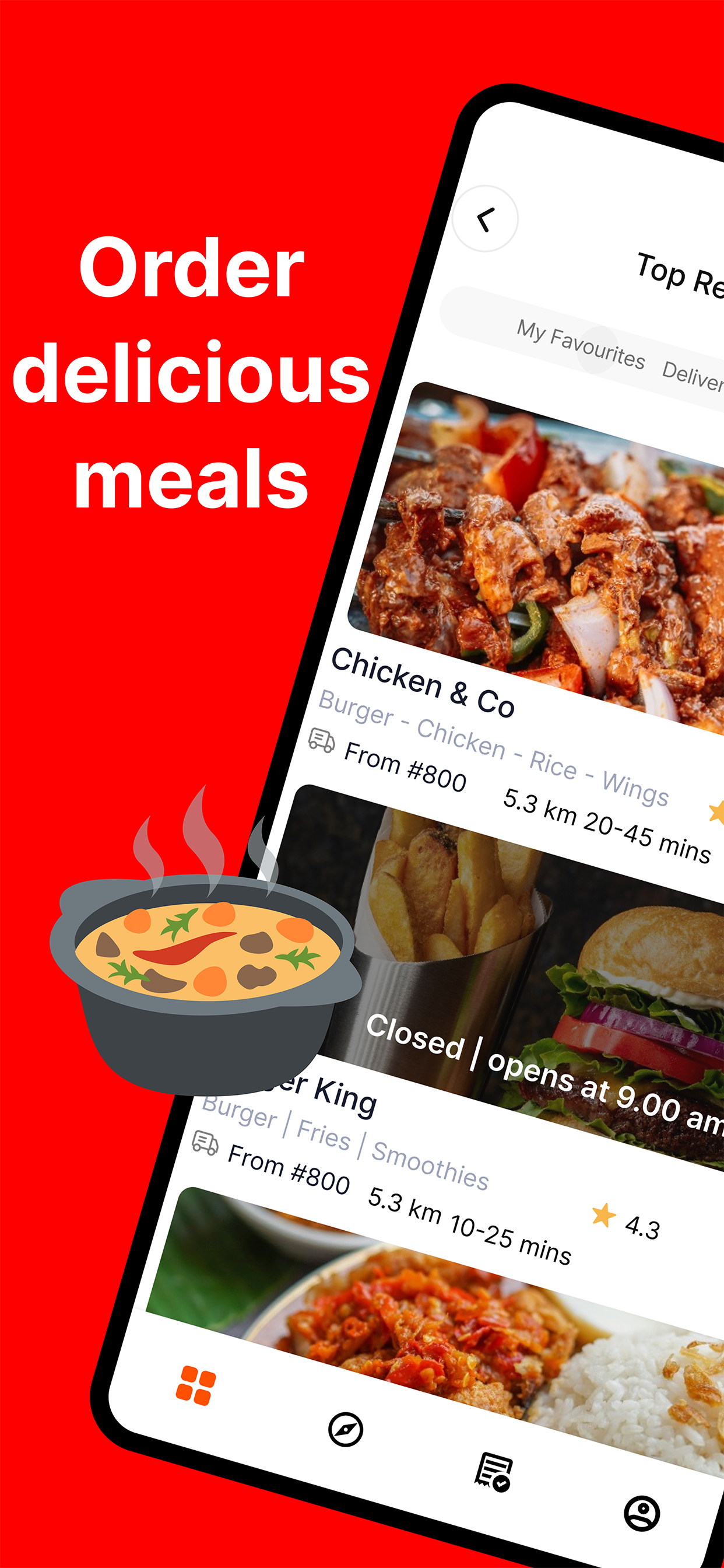 Shride - Order a Ride & Food