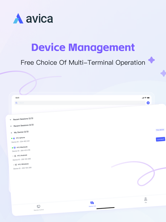 Avica Remote Desktop iPad screenshot 3 - Productivity app