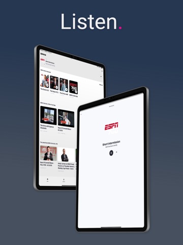 ESPN 700 Radio iPad screenshot