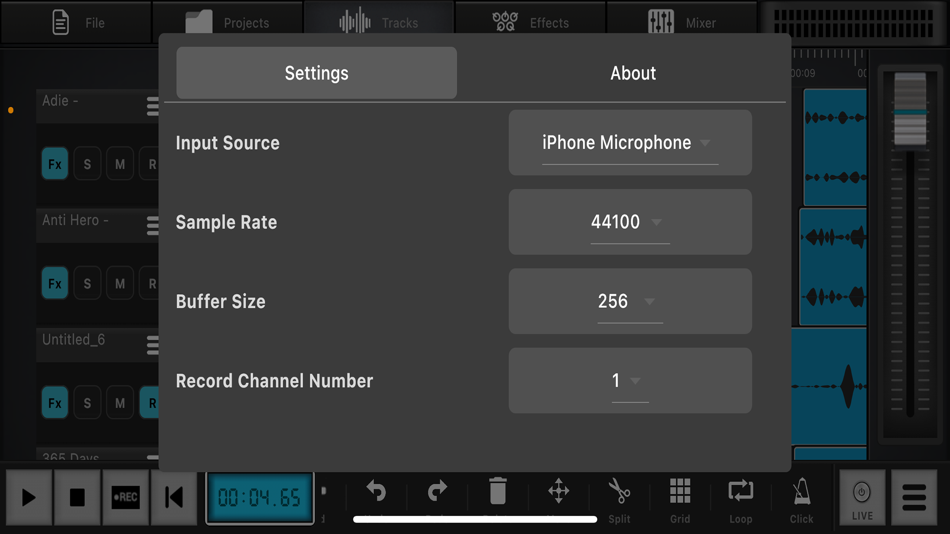 #3. Audio Element - Audio Editor (iOS) Podle: Kushum Mijar
