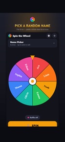 Spin Wheel: Random Name Picker screenshot