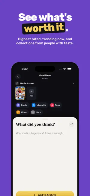 Lived: Track What You Love screenshot 4