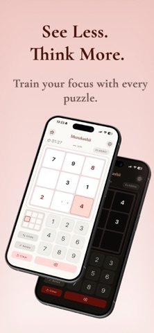 Muzukashii: Focus Sudoku iPhone screenshot