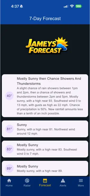 Jamey Singleton Weather screenshot 3