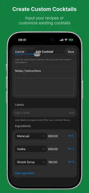 Jarra: Batch Cocktails & ABV screenshot 2