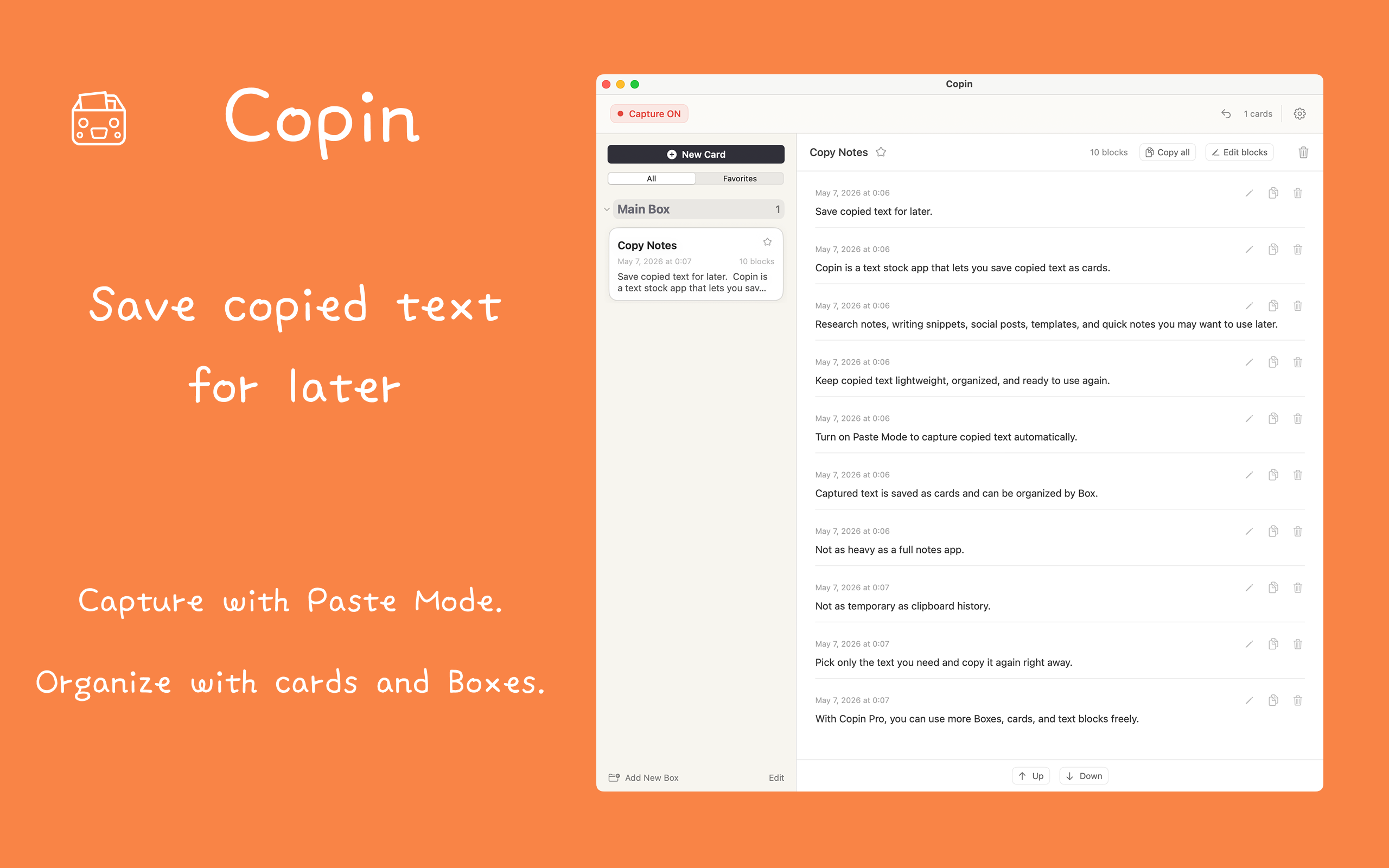 Copin – Copipe Card screenshot 12