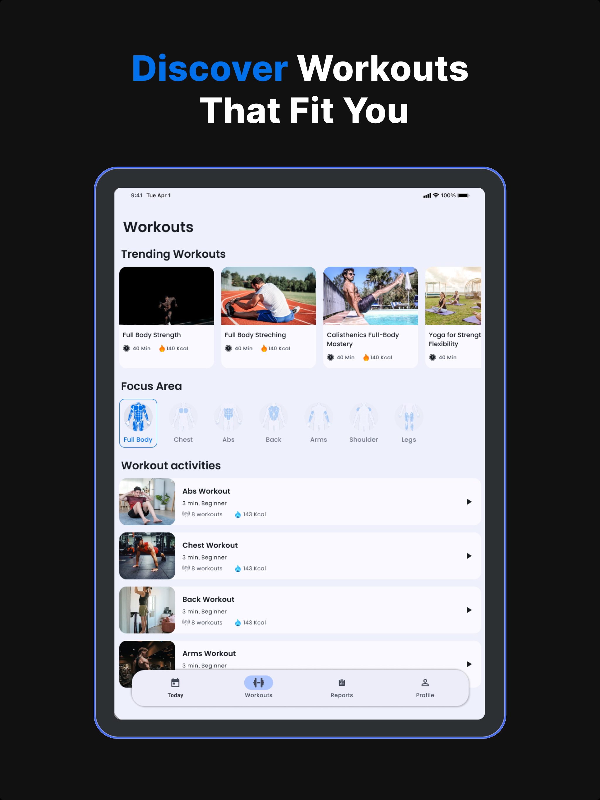 Workout at Home: Fitness