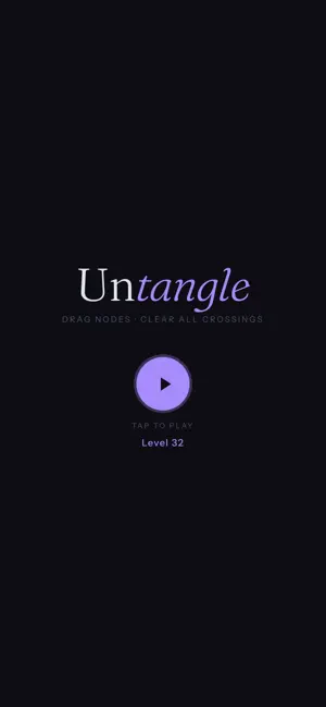 Untangle - Node Puzzle screenshot 1